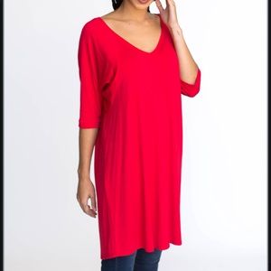 NWT Agnes & Dora Love tunic in Fresh Red